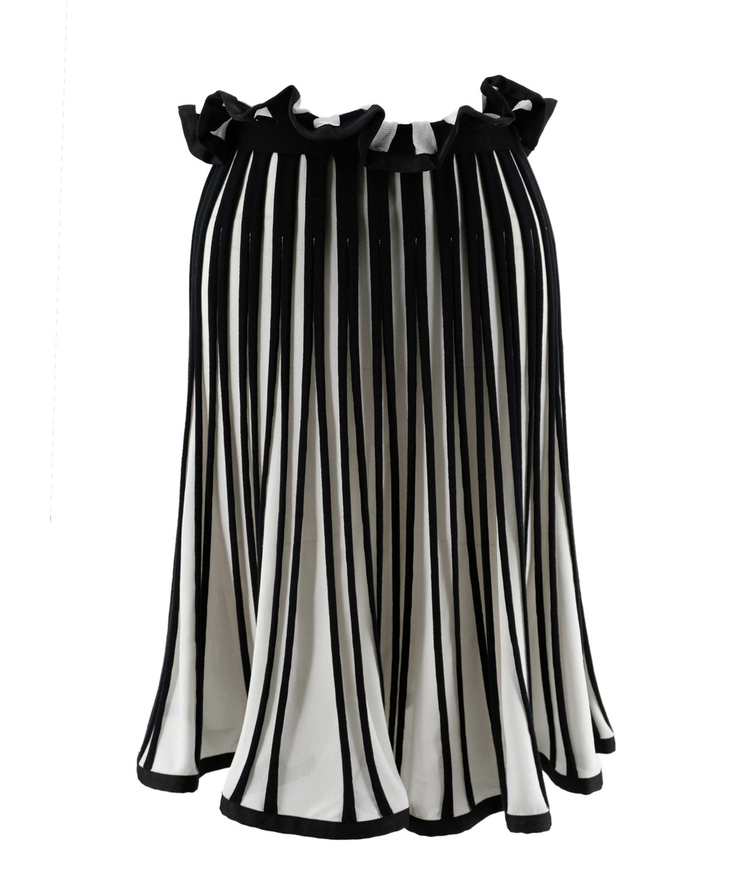 MSGM Черная вискозная юбка миди, фото 1