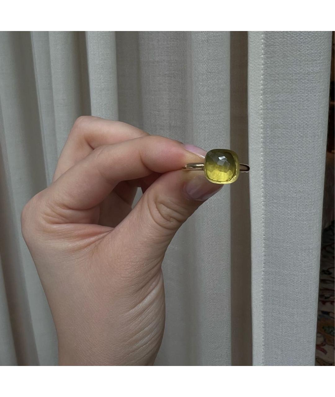 POMELLATO Зеленые кольцо из желтого золота, фото 4