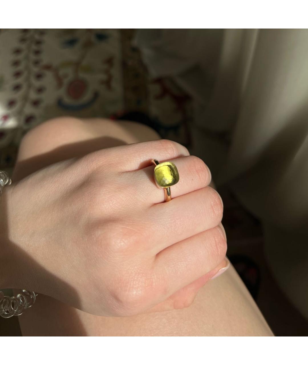 POMELLATO Зеленые кольцо из желтого золота, фото 7