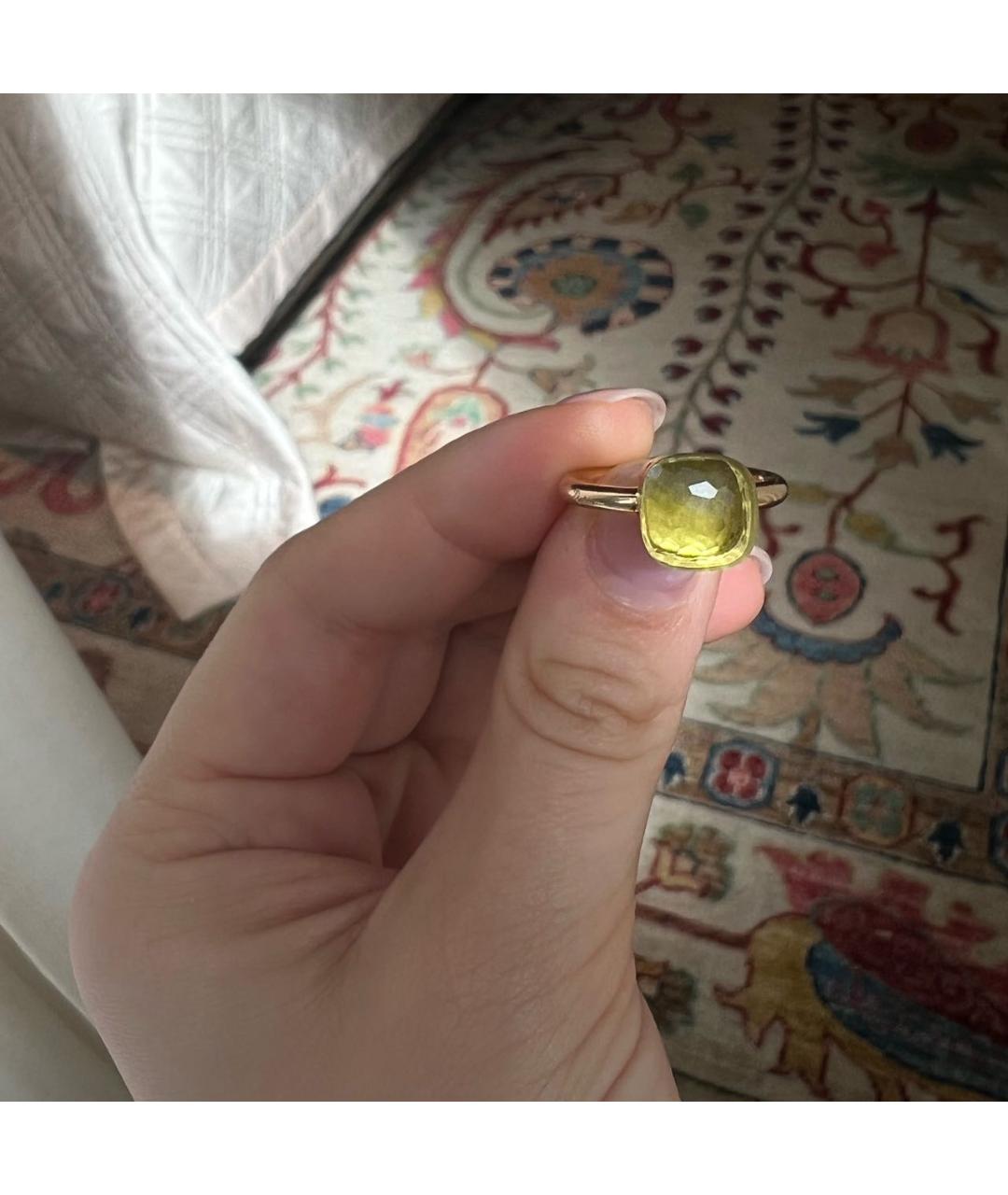 POMELLATO Зеленые кольцо из желтого золота, фото 2