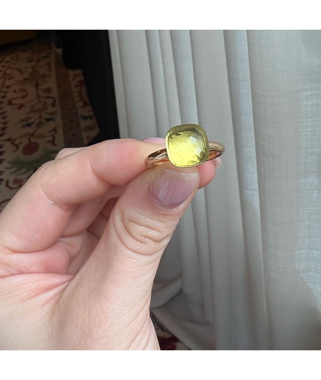 POMELLATO Зеленые кольцо из желтого золота, фото 3