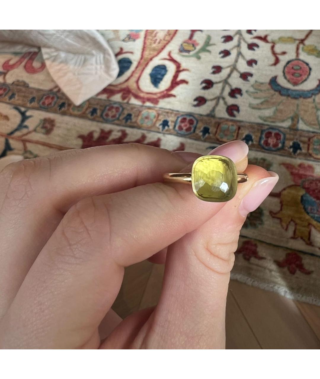 POMELLATO Зеленые кольцо из желтого золота, фото 8