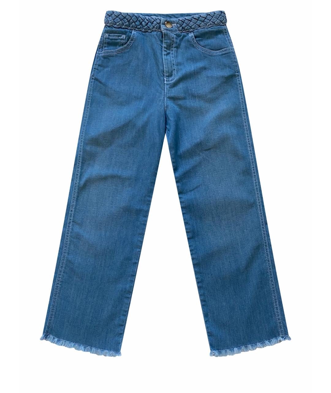 CHLOE Голубые хлопковые детские джинсы, фото 1