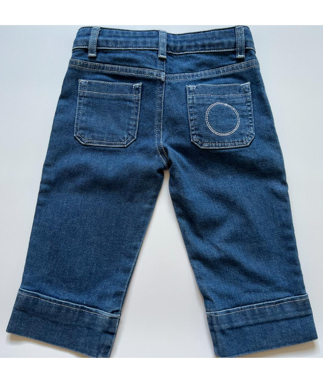 CHLOE Синие хлопковые детские джинсы, фото 2