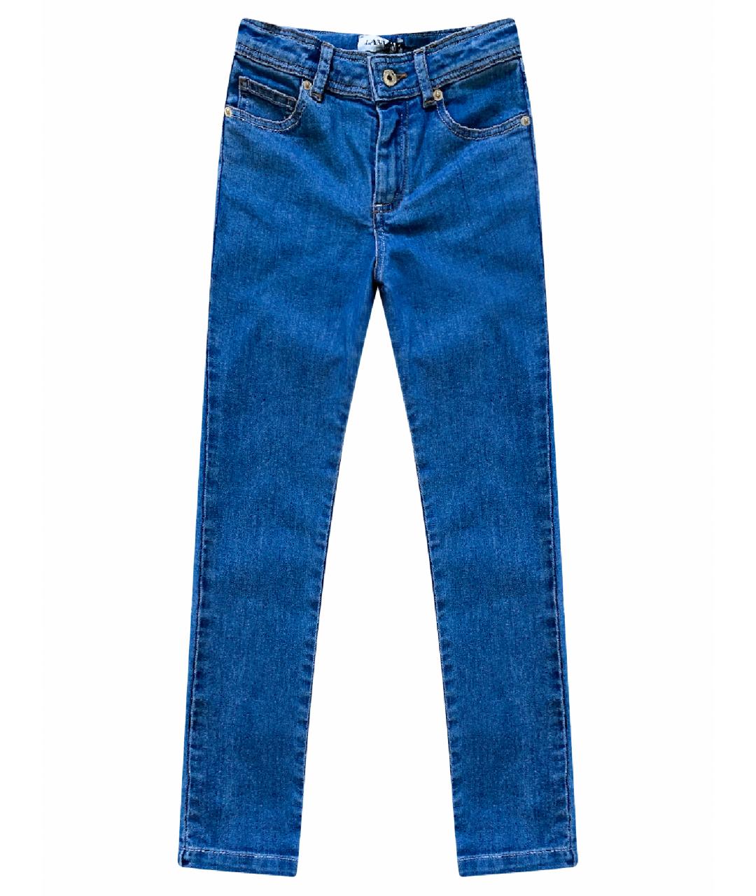 LANVIN Синие хлопковые детские джинсы, фото 1