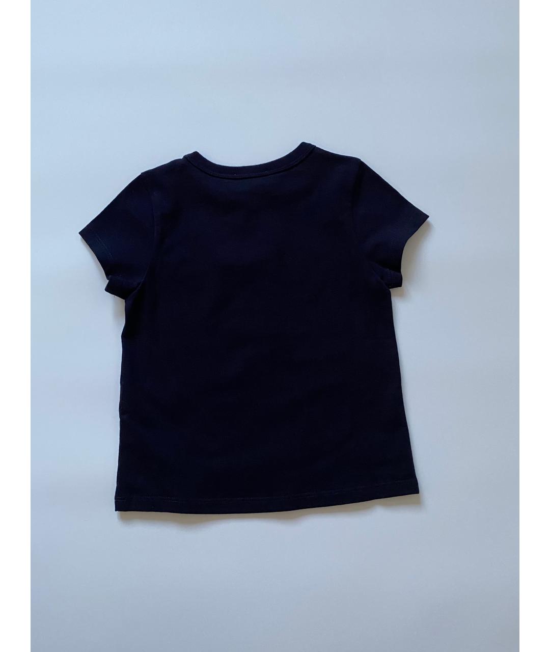 LANVIN Синий хлопковый детская футболка / топ, фото 3