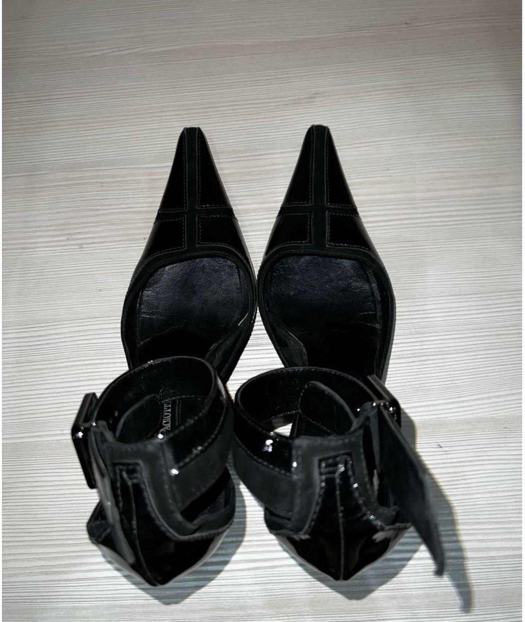 CESARE PACIOTTI Черные туфли из лакированной кожи, фото 3