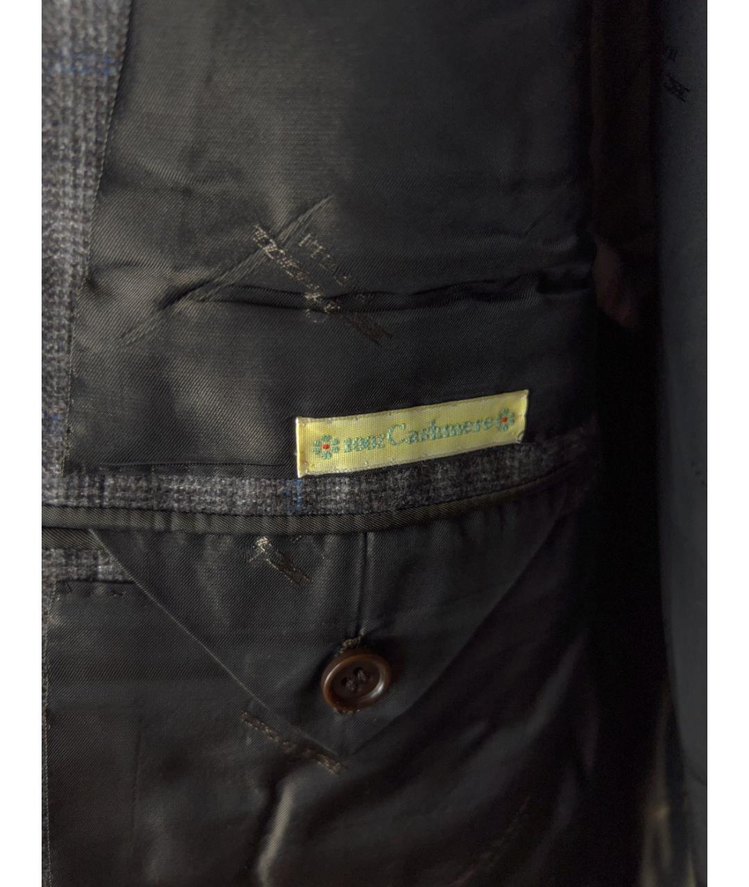 KITON Коричневый кашемировый пиджак, фото 3