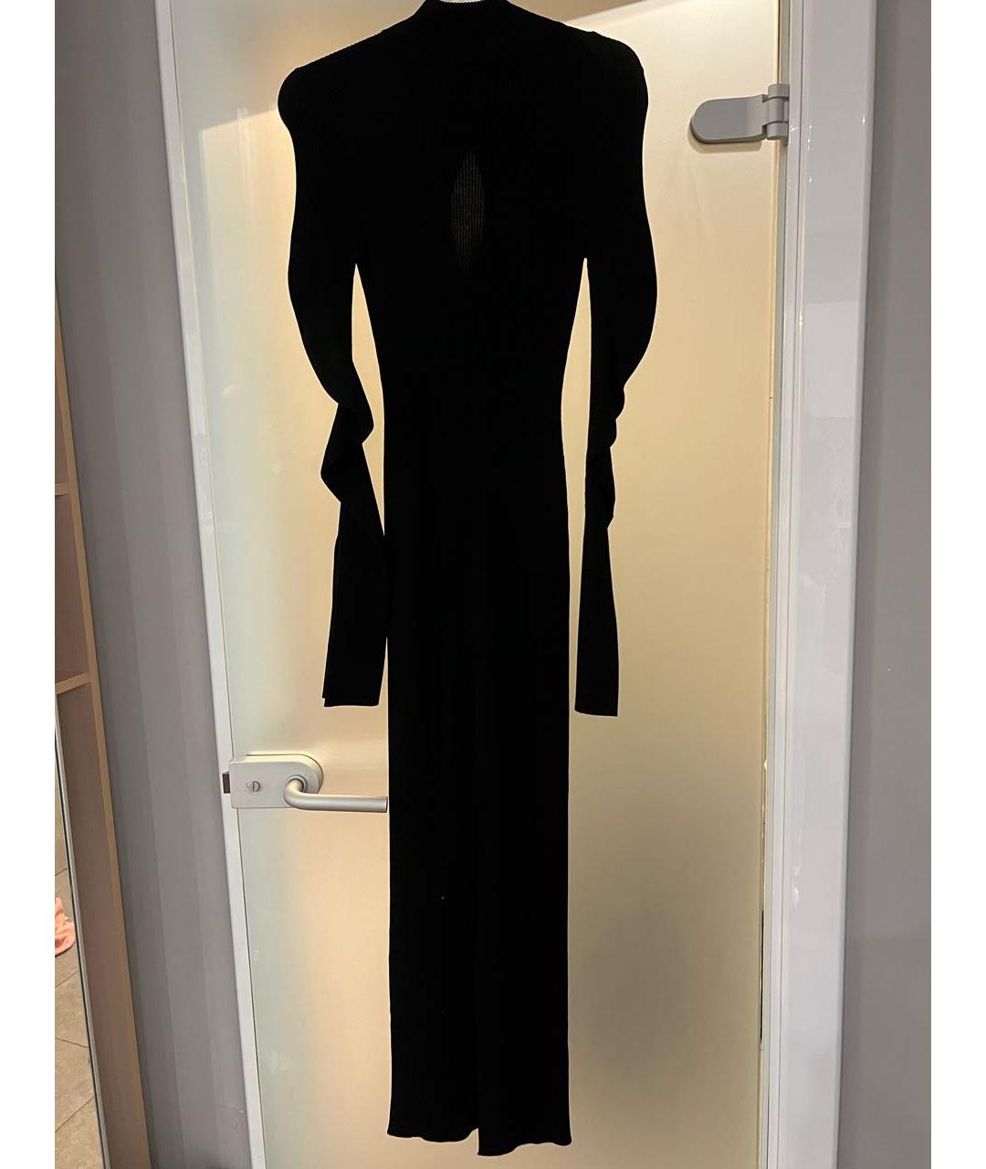 ALEXANDER WANG Черное полиэстеровое вечернее платье, фото 2