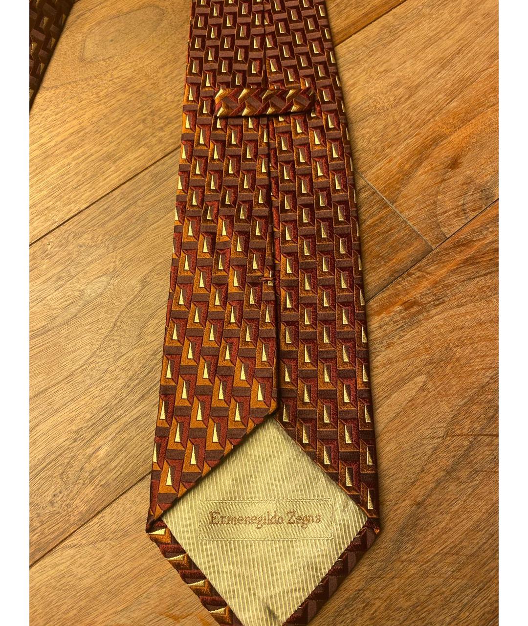 ERMENEGILDO ZEGNA Шелковый галстук, фото 3