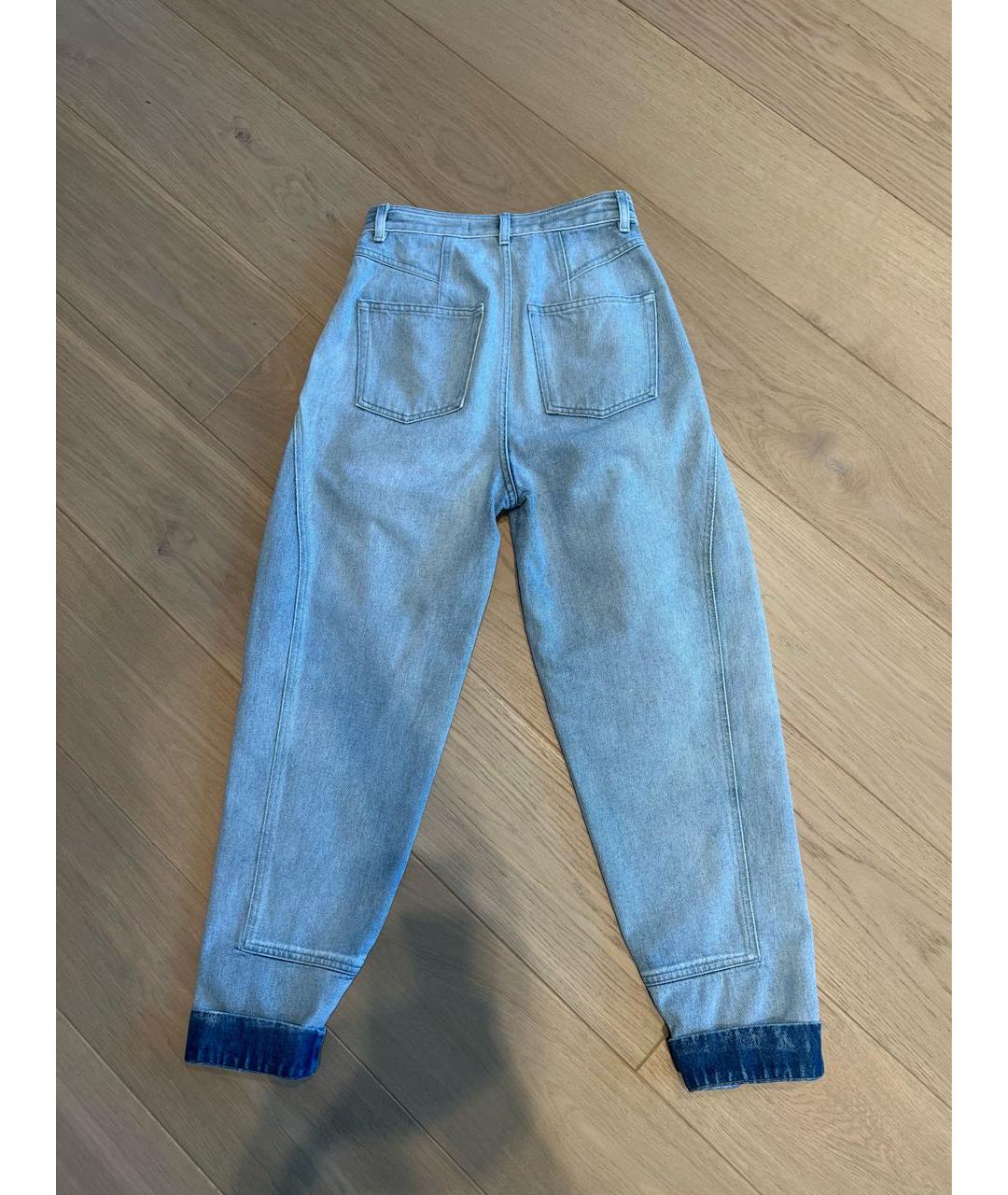 IRO Голубые хлопковые джинсы, фото 2