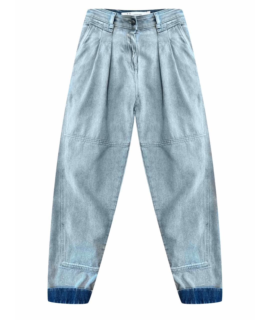 IRO Голубые хлопковые джинсы, фото 1