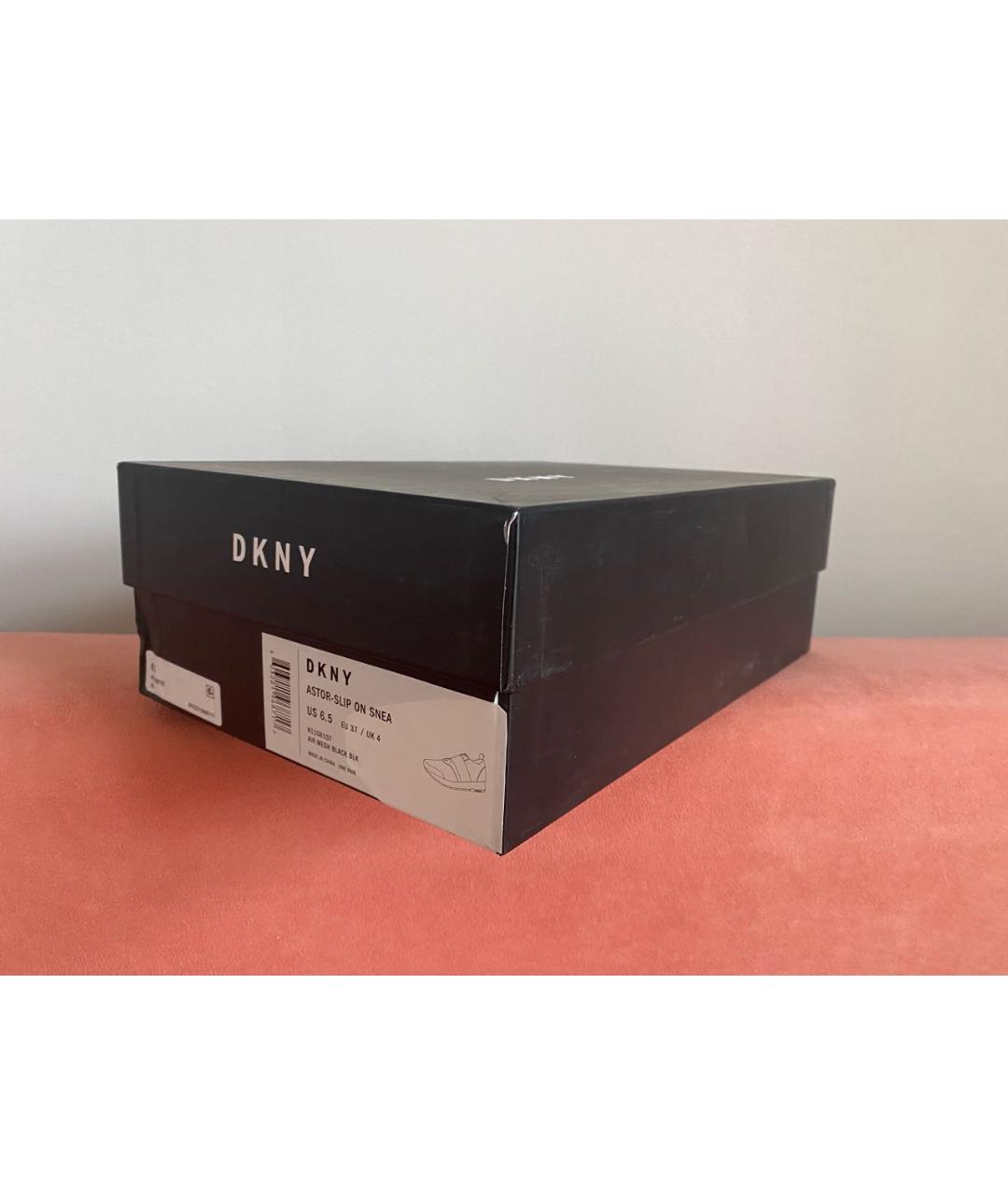 DKNY Черные текстильные кроссовки, фото 5