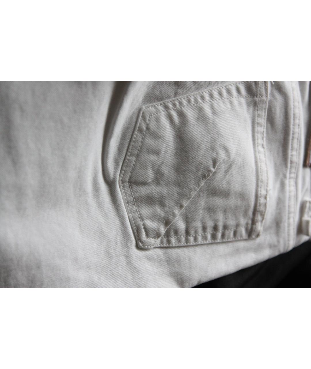 JOHN GALLIANO Белые джинсы клеш, фото 7