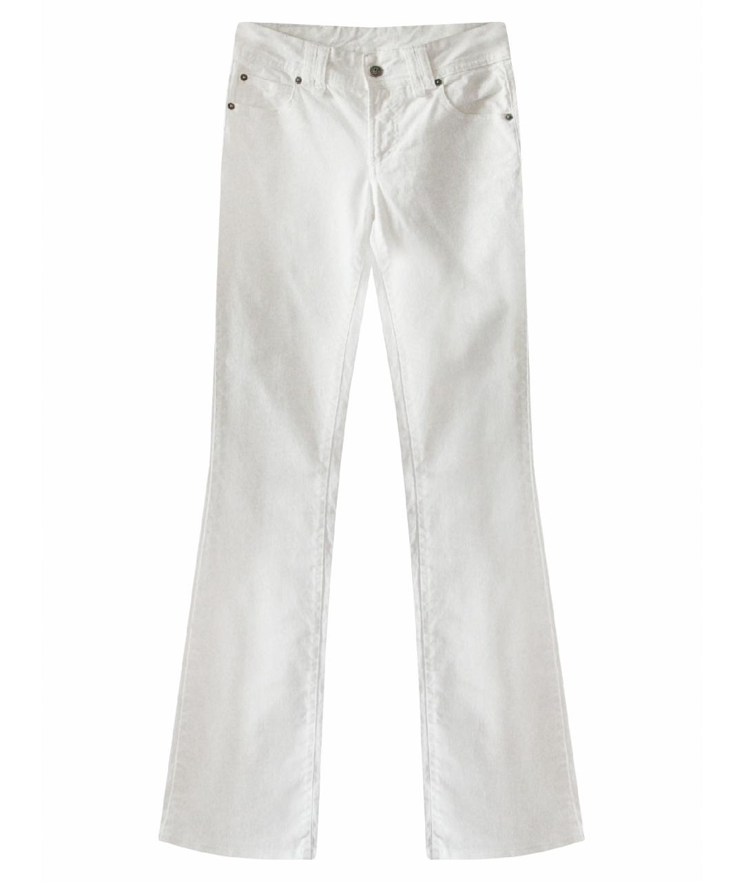 JOHN GALLIANO Белые джинсы клеш, фото 1