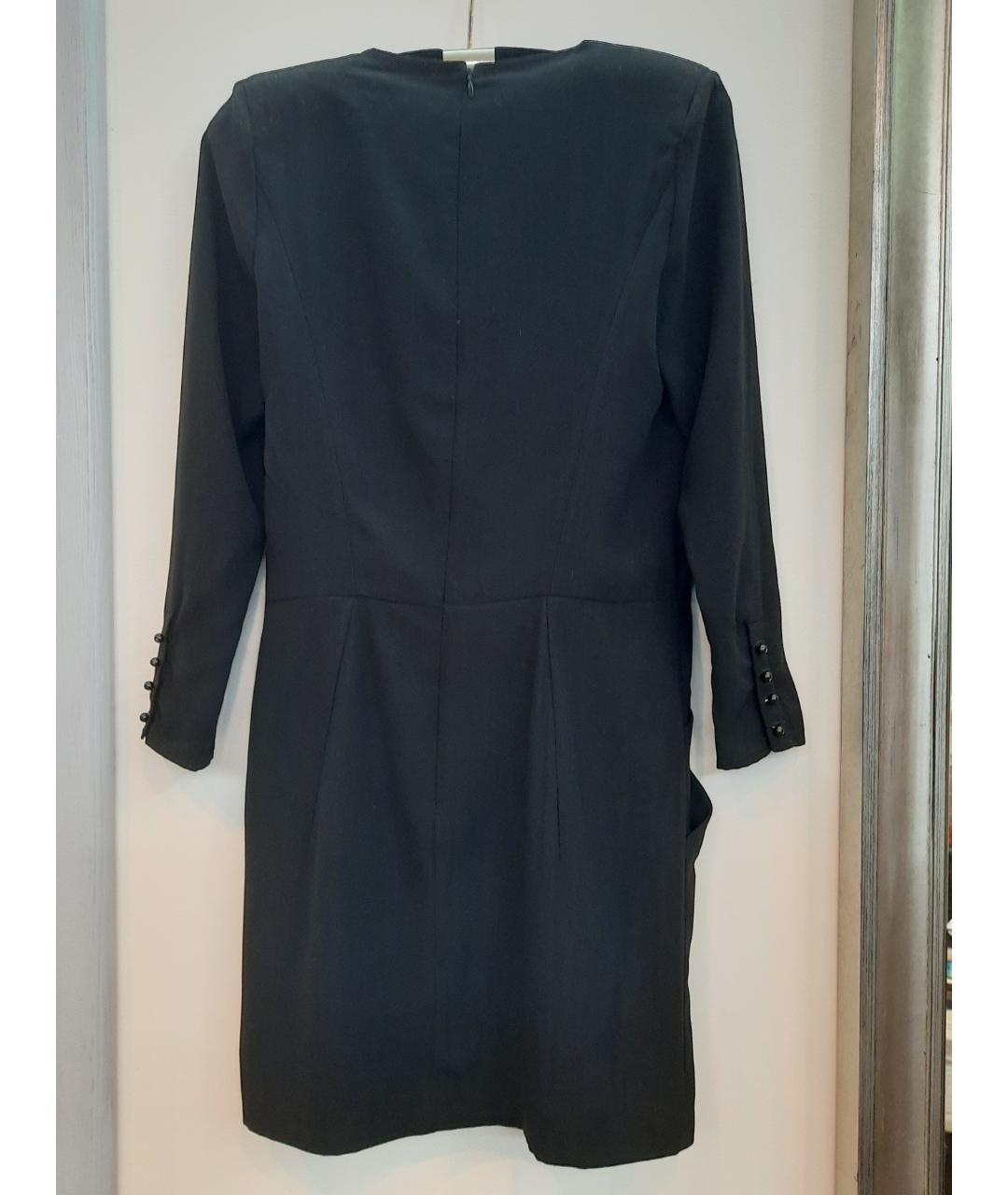 BA&SH Черное полиэстеровое повседневное платье, фото 2