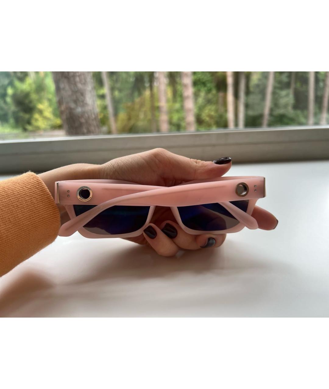 LINDA FARROW Розовые солнцезащитные очки, фото 3