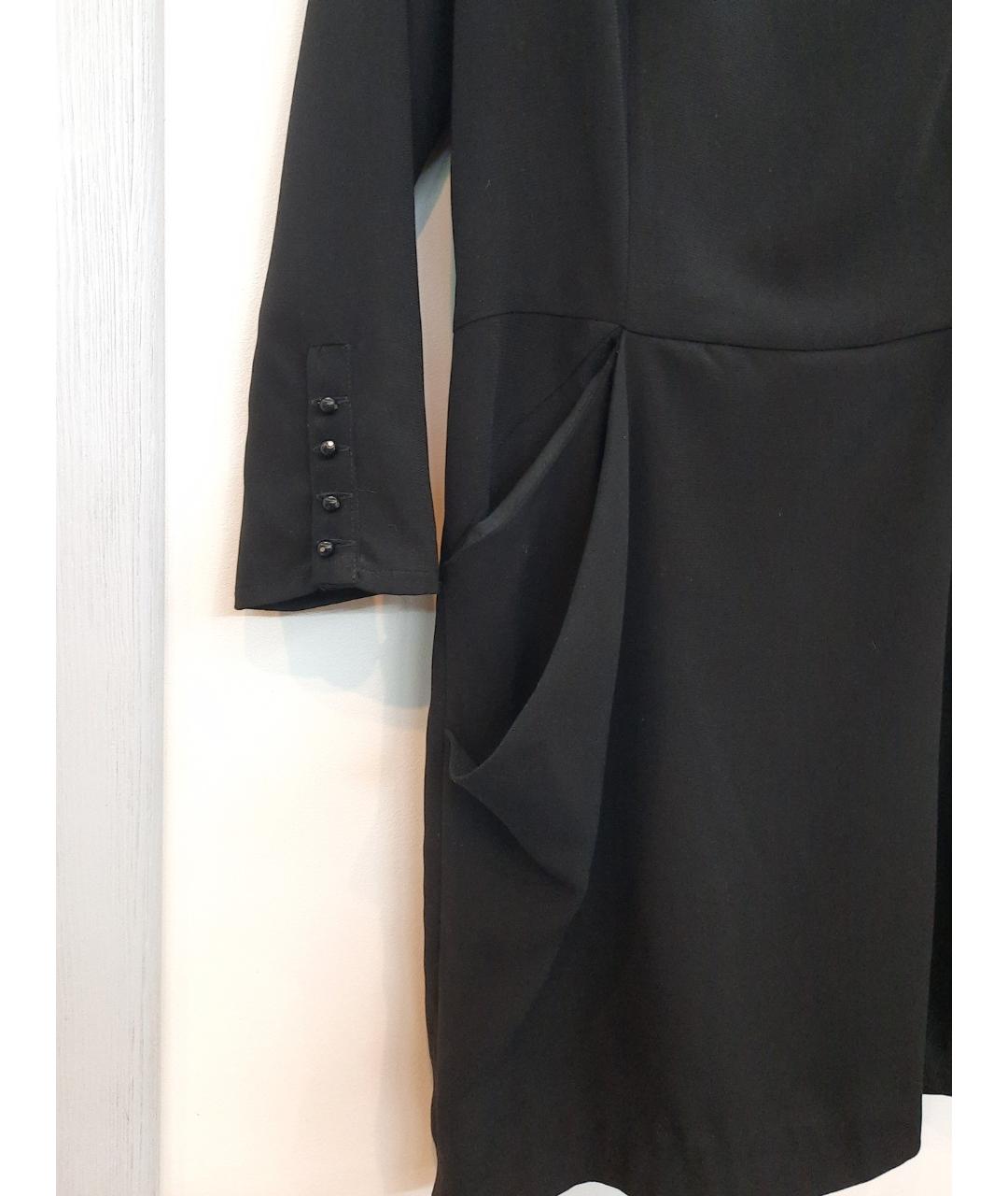 BA&SH Черное полиэстеровое повседневное платье, фото 4