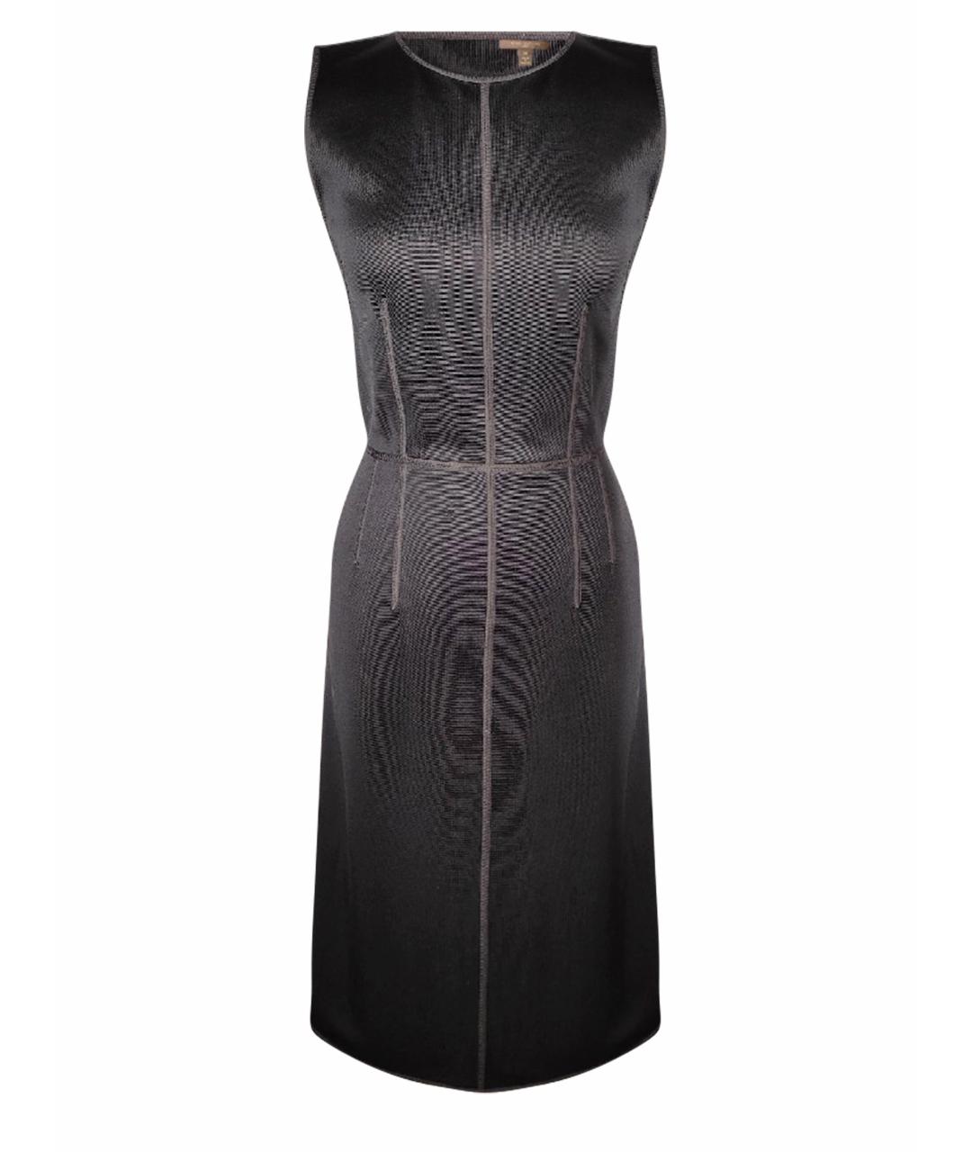 LOUIS VUITTON PRE-OWNED Черное вискозное платье, фото 1