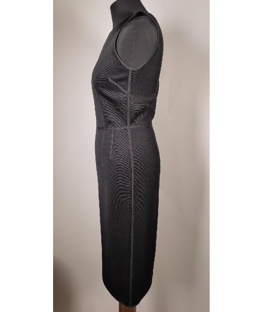 LOUIS VUITTON PRE-OWNED Черное вискозное платье, фото 2