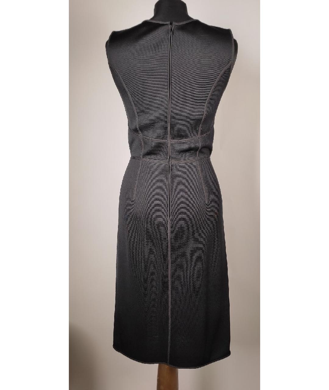 LOUIS VUITTON PRE-OWNED Черное вискозное платье, фото 3