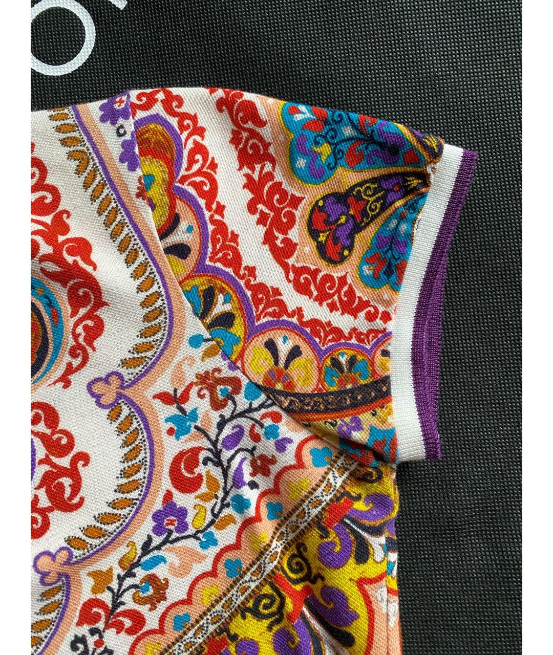 ETRO Мульти хлопковая футболка, фото 5