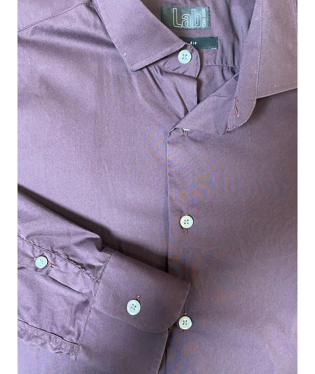 PAL ZILERI Бордовая классическая рубашка, фото 4