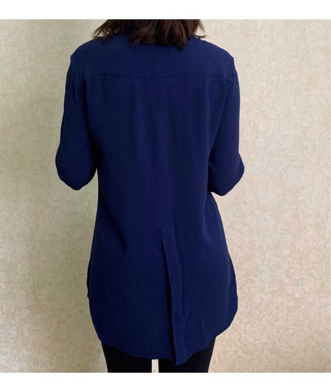 MARNI Темно-синяя вискозная рубашка, фото 2