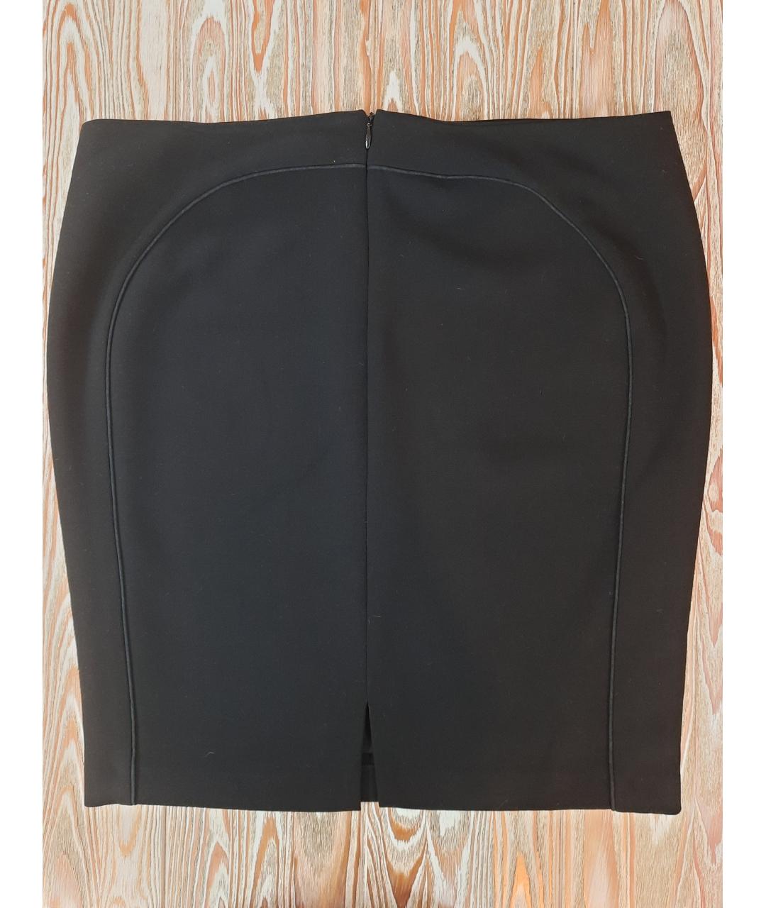 BA&SH Черная вискозная юбка миди, фото 2