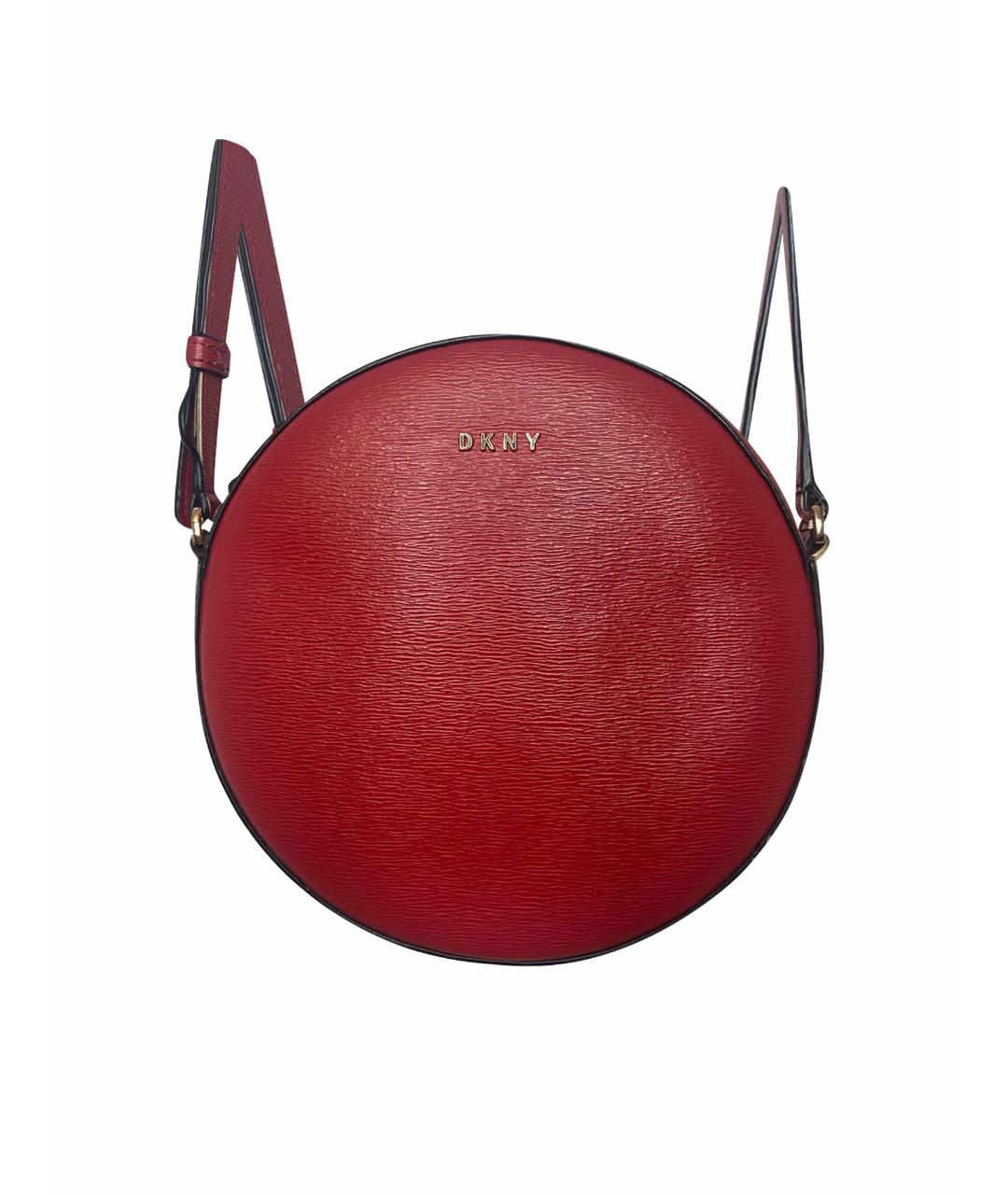 DKNY Красная сумка через плечо из искусственной кожи, фото 1