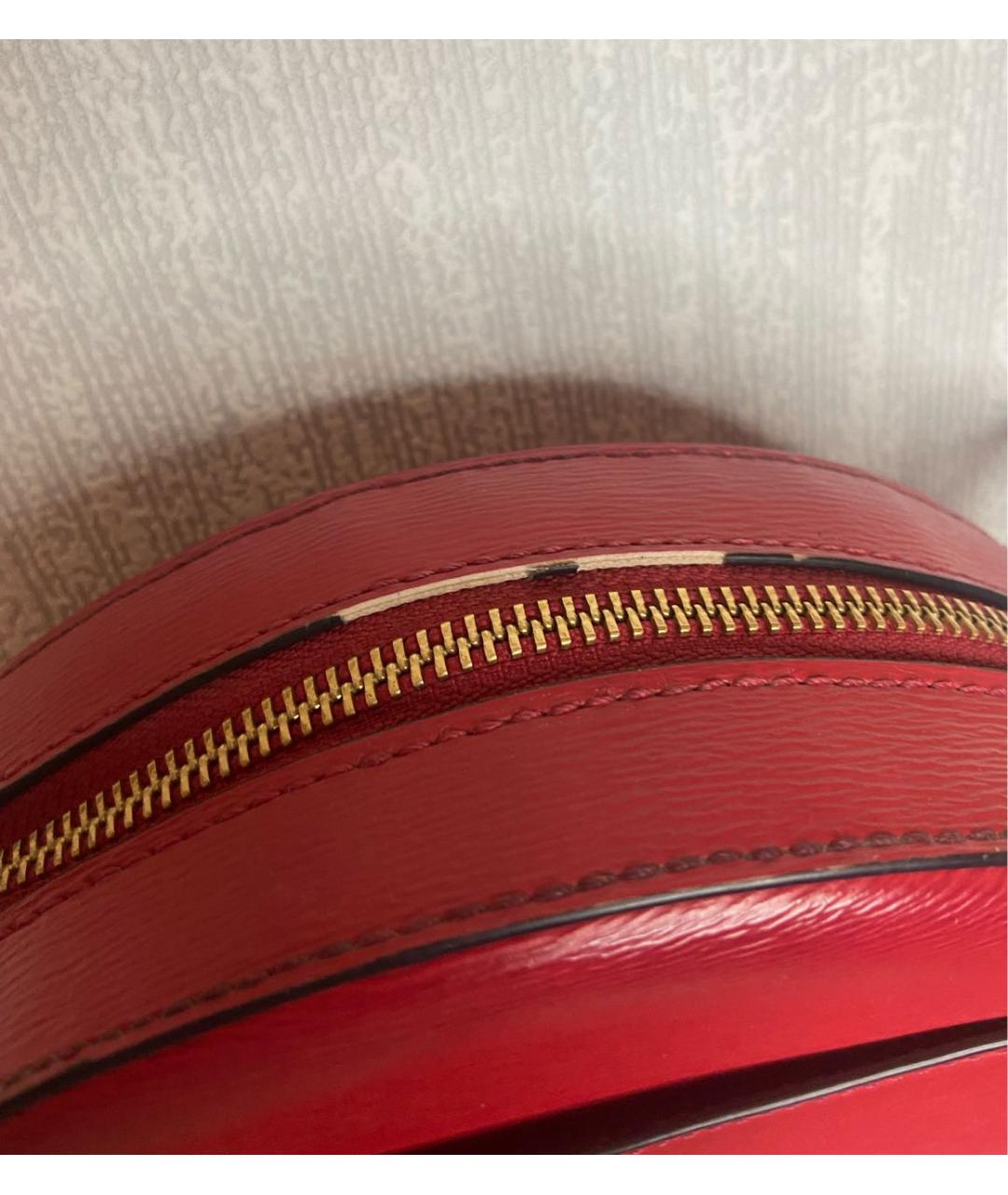 DKNY Красная сумка через плечо из искусственной кожи, фото 8