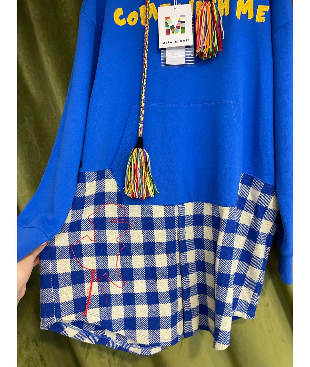 MIRA MIKATI Синий хлопковый джемпер / свитер, фото 6