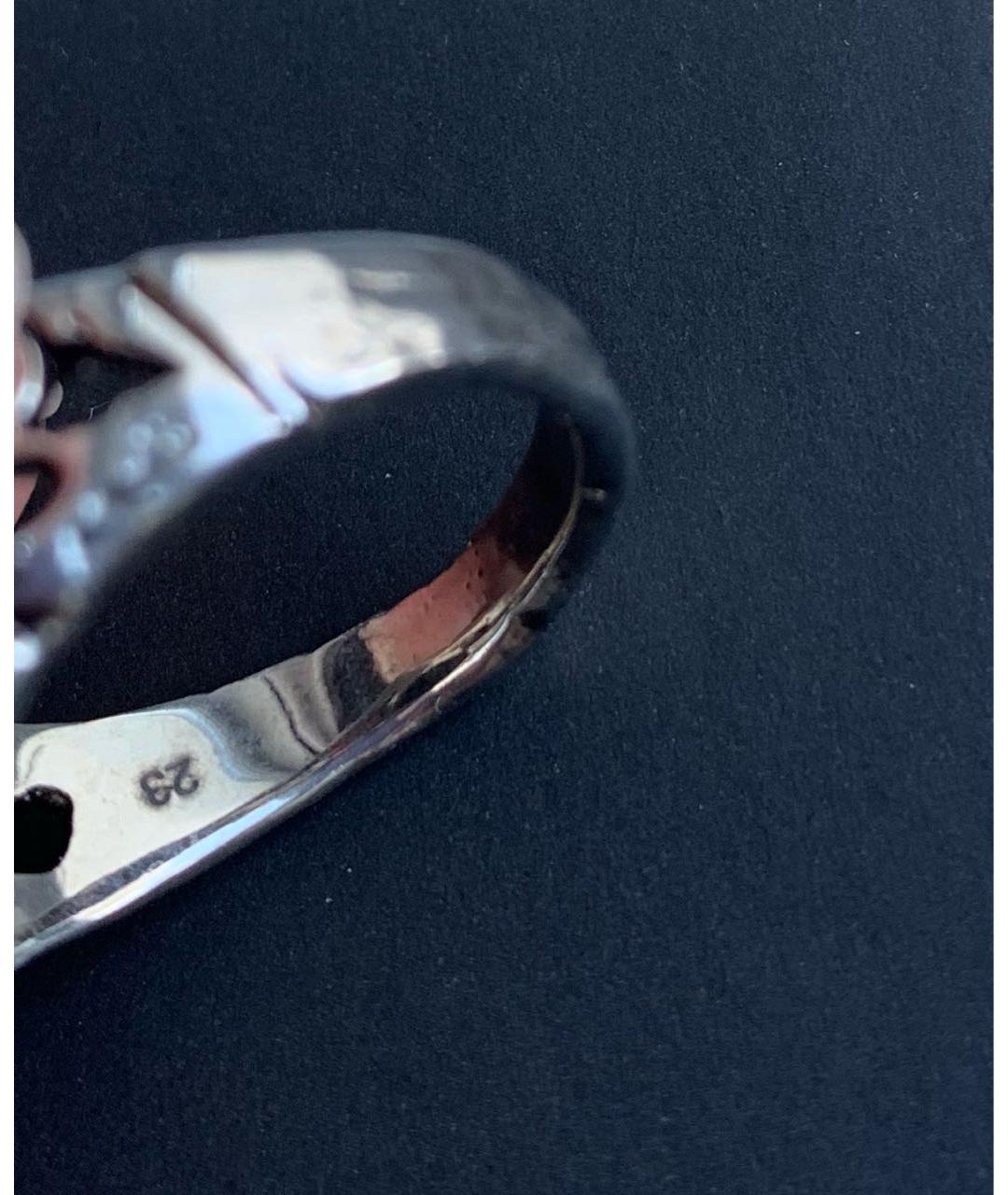 GUCCI Серебряное латунное кольцо, фото 5