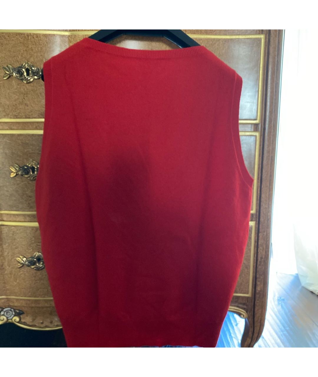 PRADA Красный шерстяной джемпер / свитер, фото 2