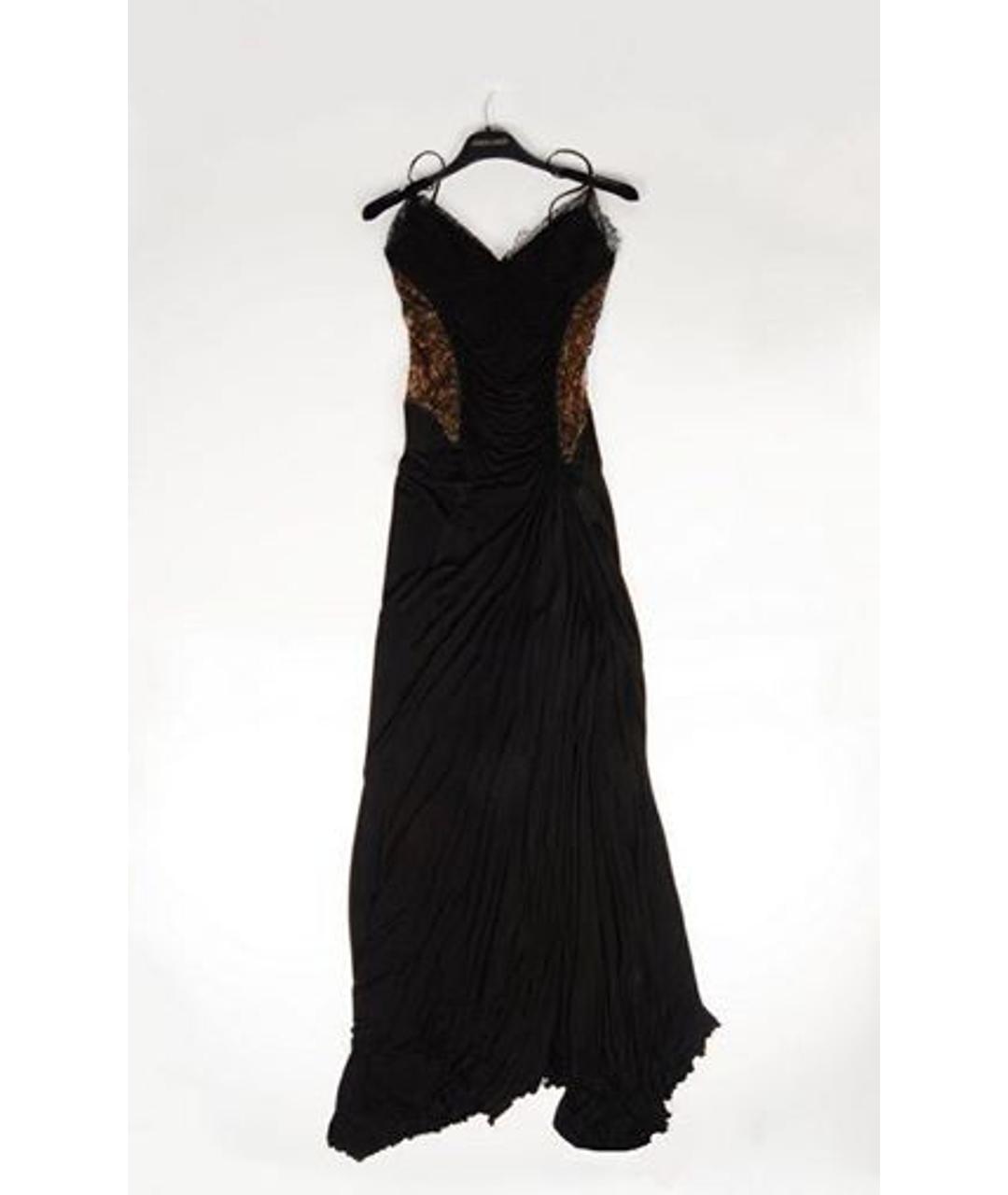 ROBERTO CAVALLI Черное вечернее платье, фото 4