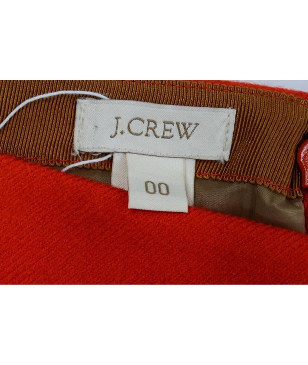 J.CREW Оранжевая юбка миди, фото 3