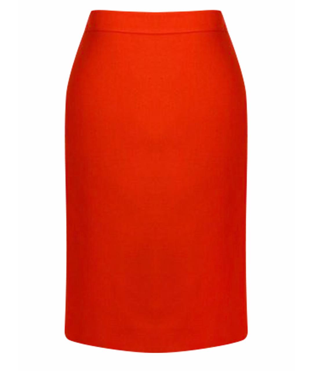 J.CREW Оранжевая юбка миди, фото 1