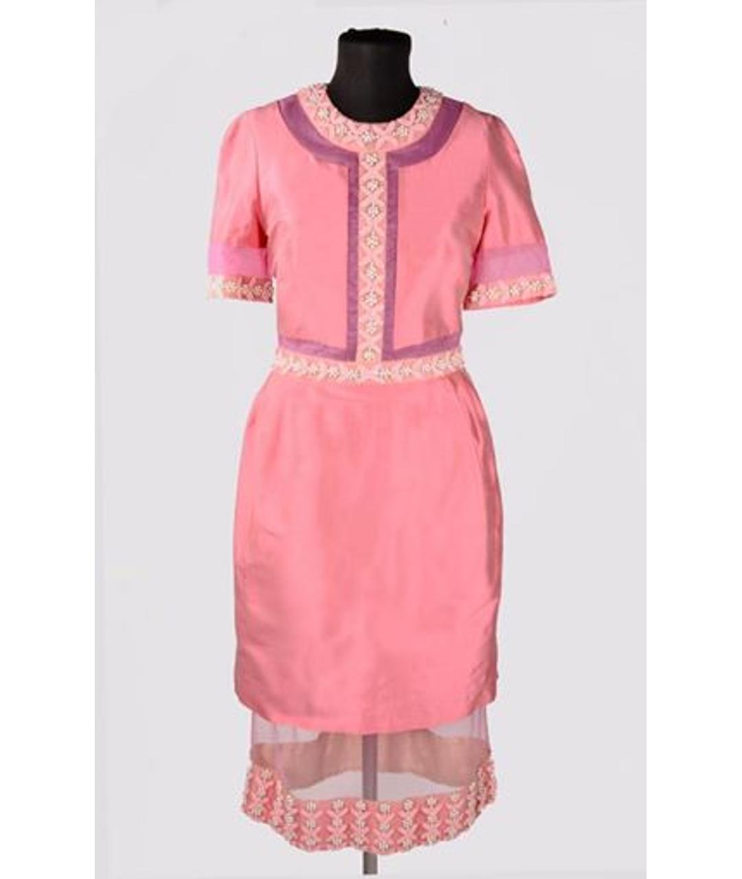 TATA NAKA Розовое повседневное платье, фото 6