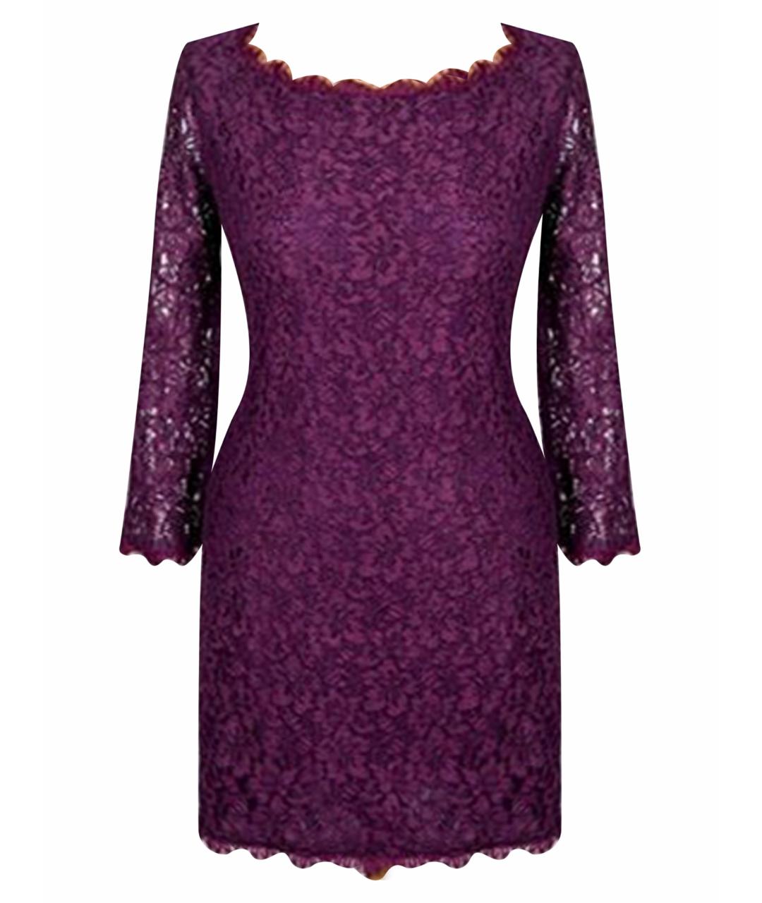 DIANE VON FURSTENBERG Фиолетовое вечернее платье, фото 7