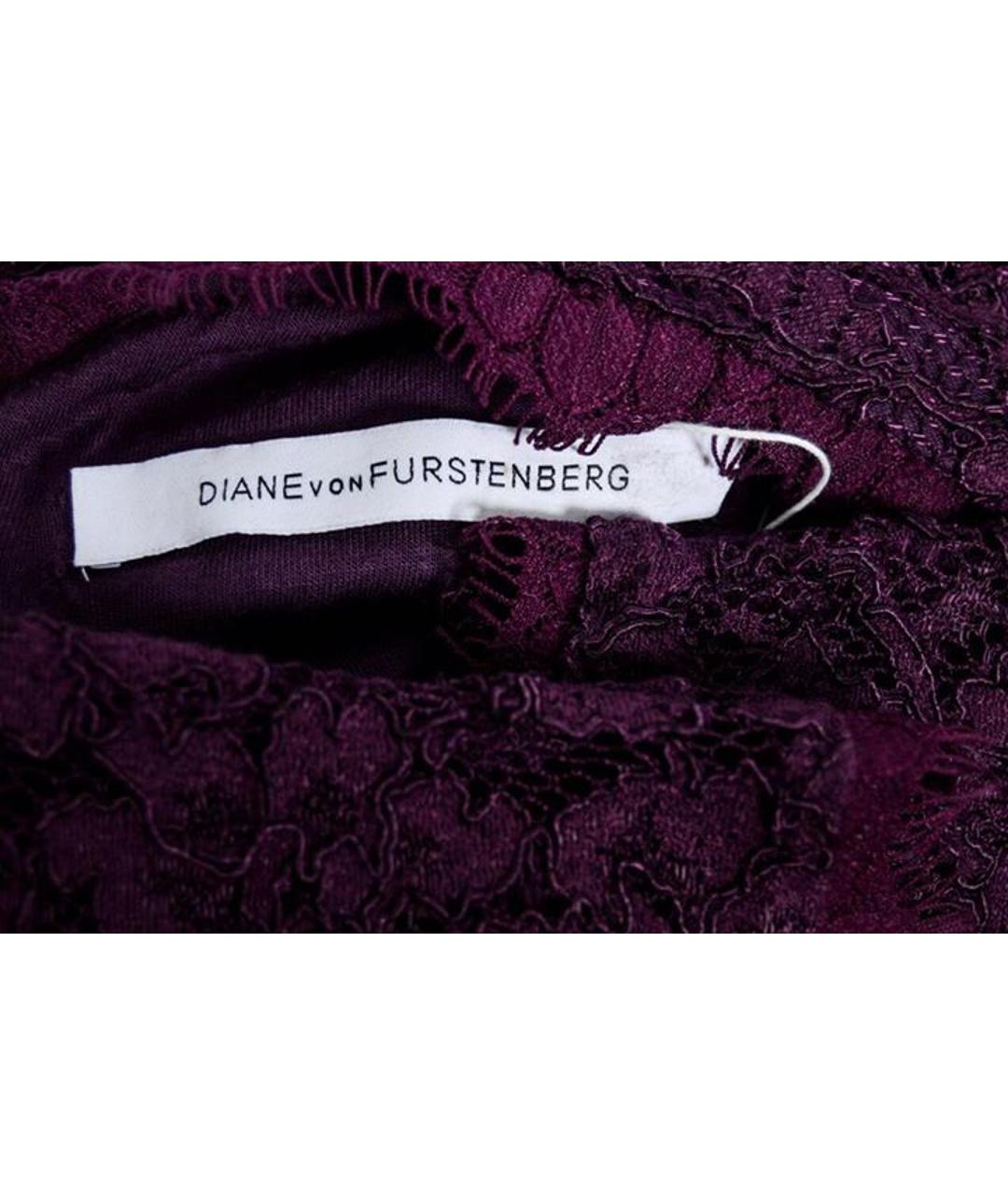 DIANE VON FURSTENBERG Фиолетовое вечернее платье, фото 4