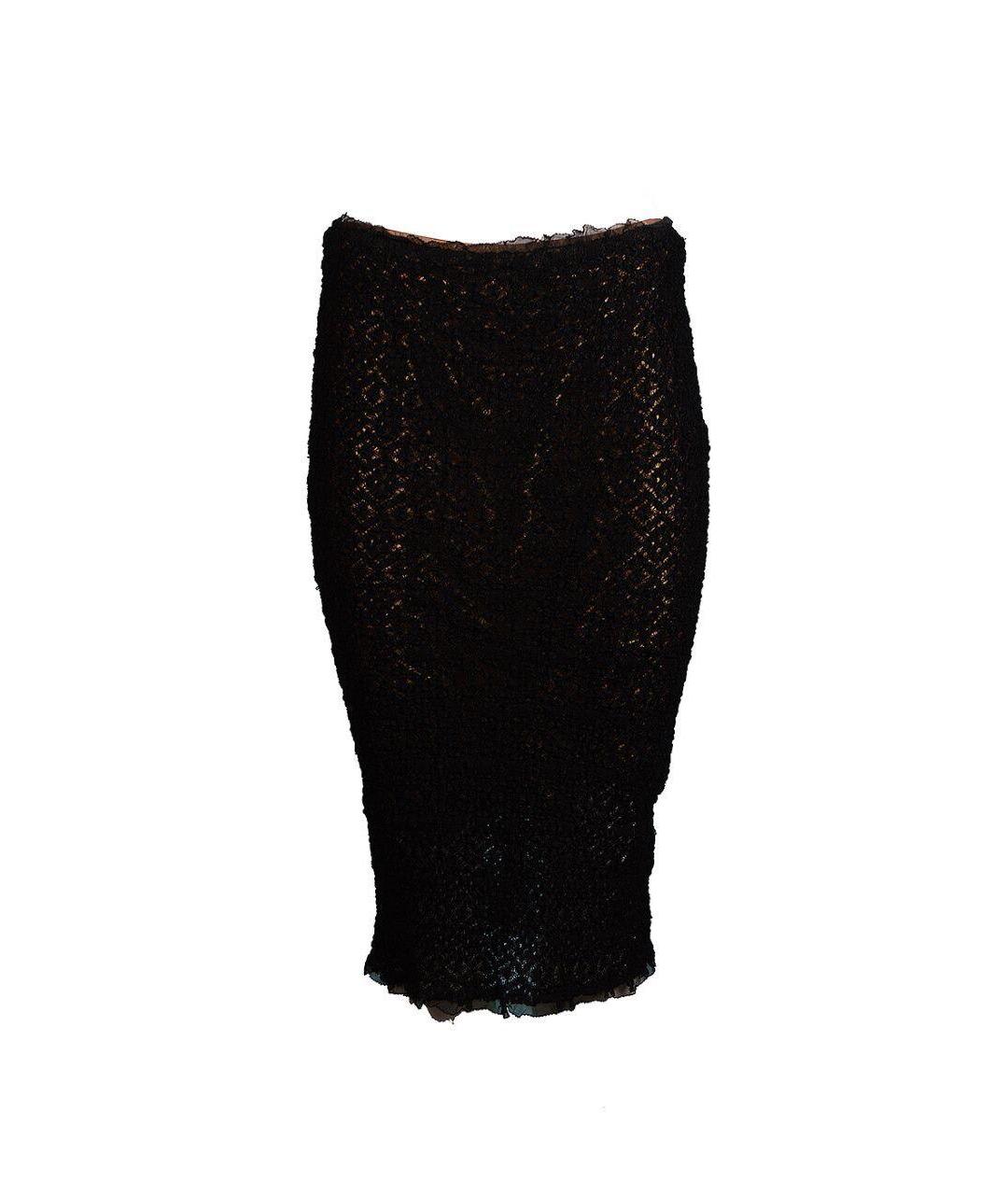DKNY Черная юбка миди, фото 1