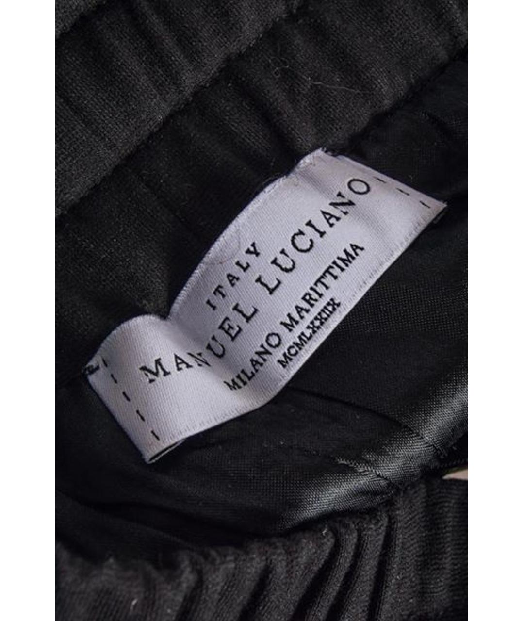 MANUEL LUCIANO Черная юбка мини, фото 3