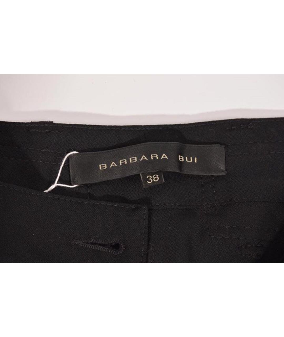 BARBARA BUI Черные прямые брюки, фото 3