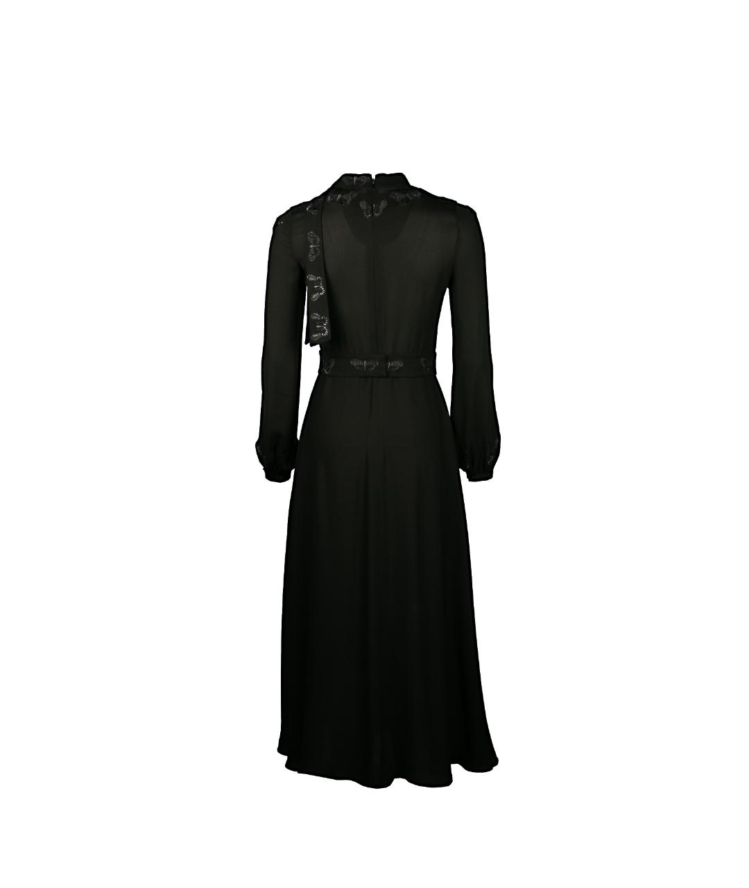VALENTINO Черное повседневное платье, фото 3