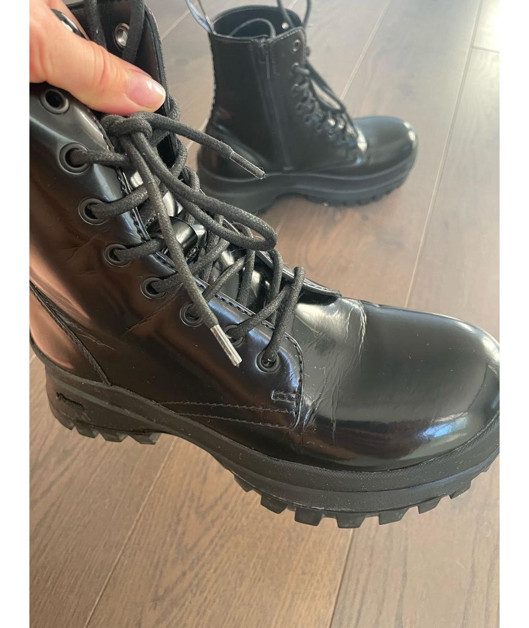 STELLA MCCARTNEY Черные ботинки из искусственной кожи, фото 2