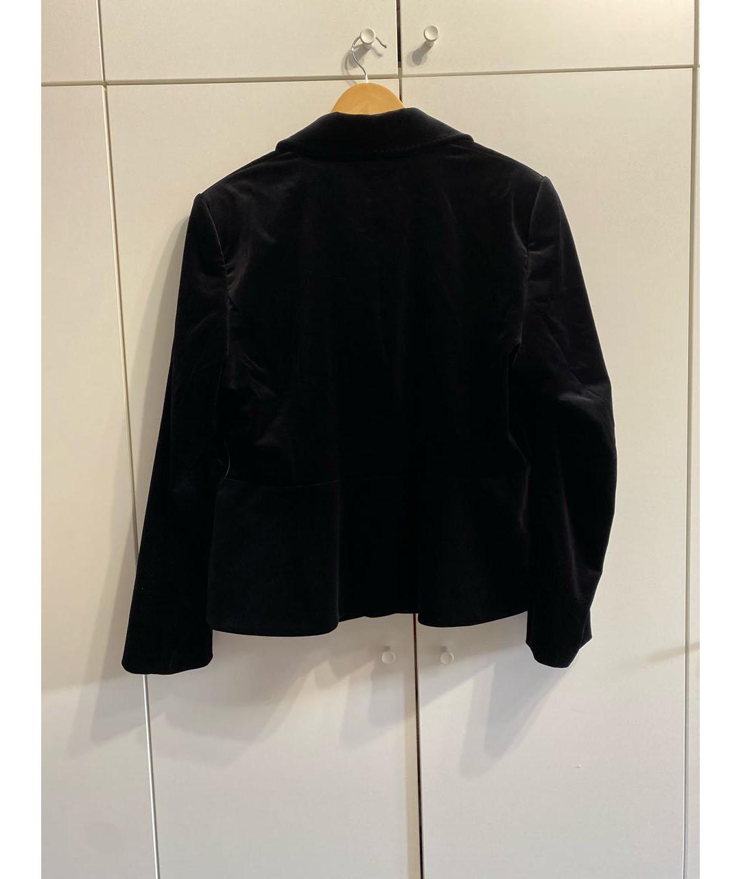 ESCADA Черный хлопко-эластановый жакет/пиджак, фото 2