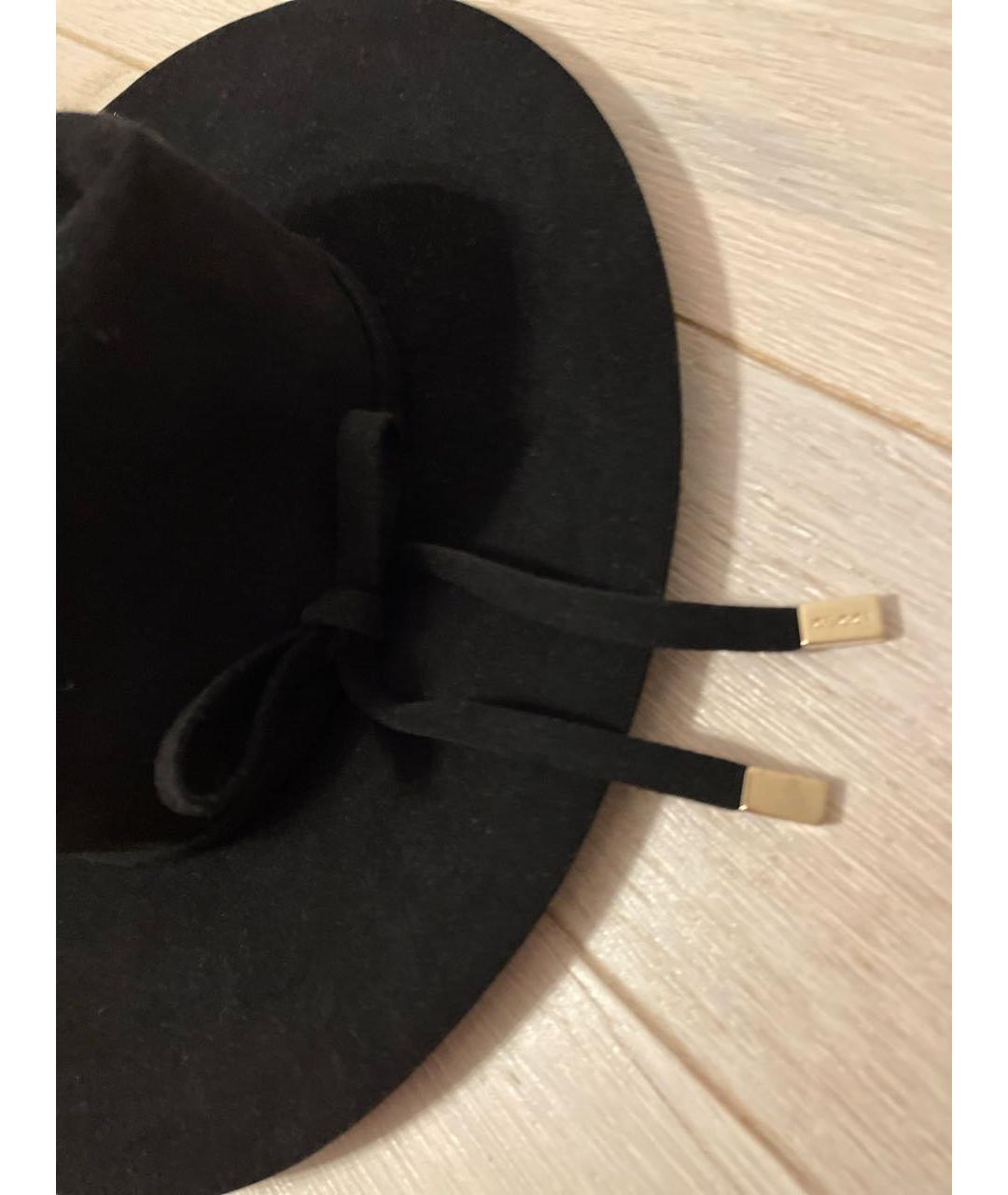 GUCCI Черная кашемировая шляпа, фото 3