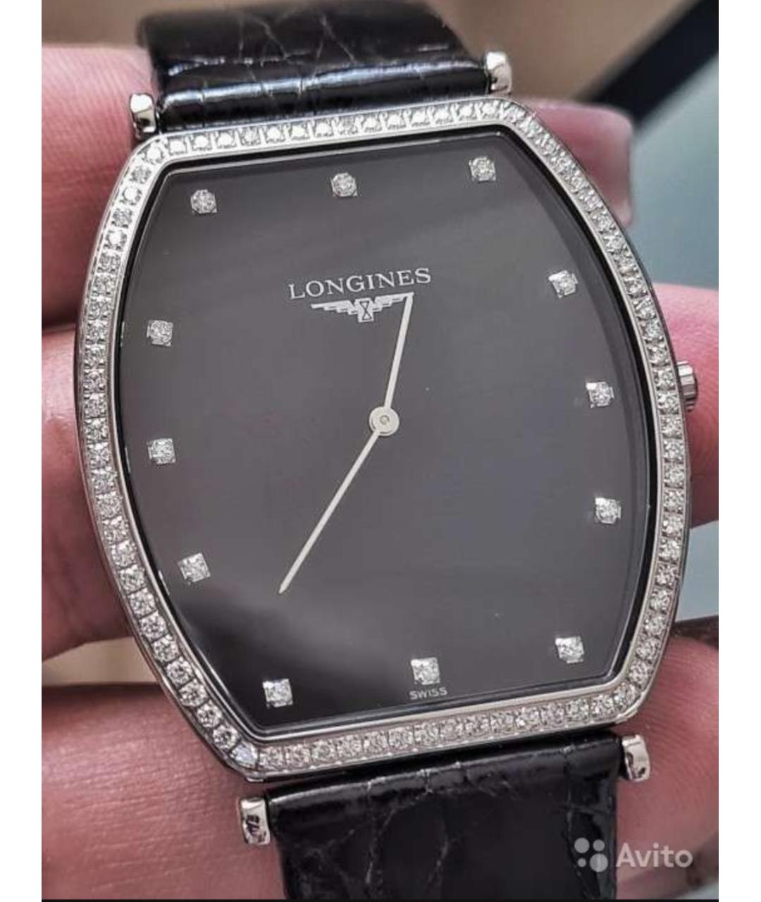 LONGINES Черные керамические часы, фото 10