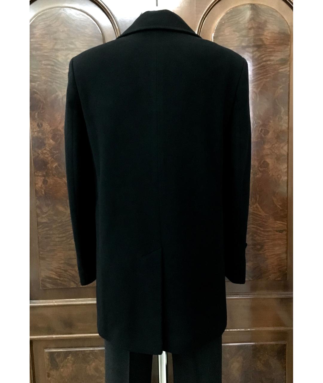 AZZARO Черное шерстяное пальто, фото 2