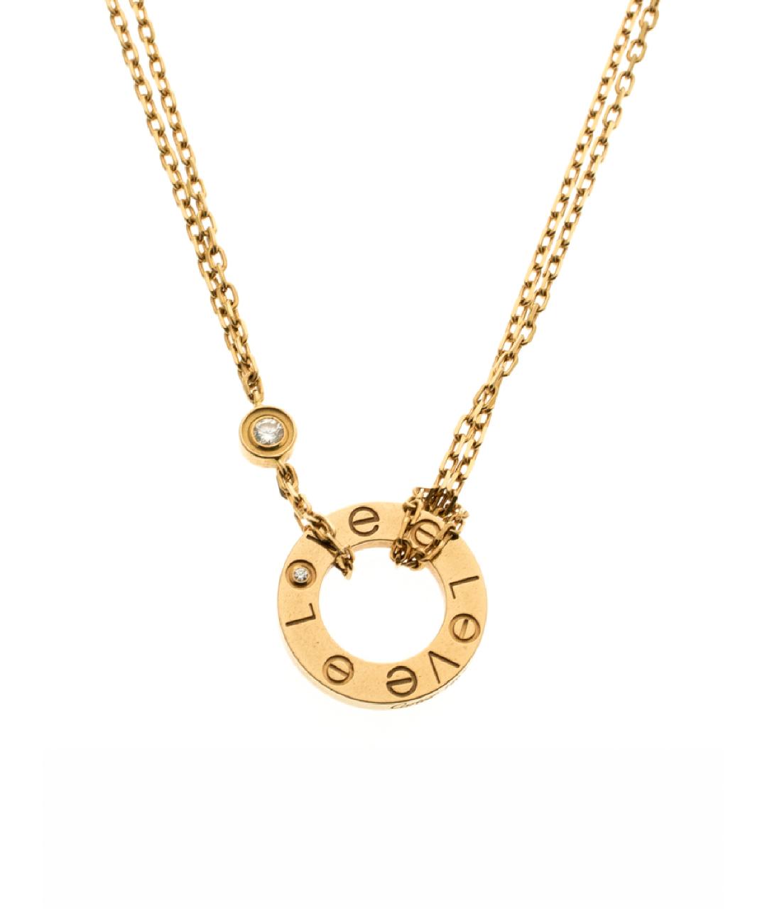 CARTIER Золотое колье из розового золота, фото 1